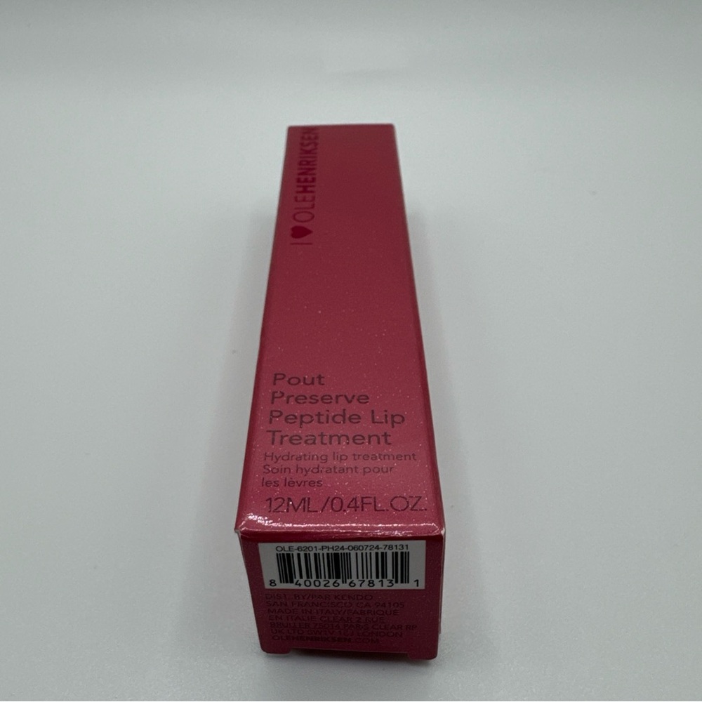 Ole Henriksen Glimmer LINGONBERRY Ltd Ed Pout Preserve Lip Treatment Gloss Balm - Picture 5 of 5
